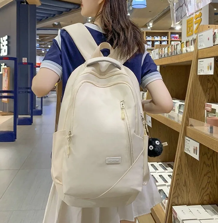 Junior High School Student Backpack Casual Travel Backpack 4237