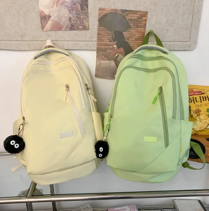 Junior High School Student Backpack Casual Travel Backpack 4237