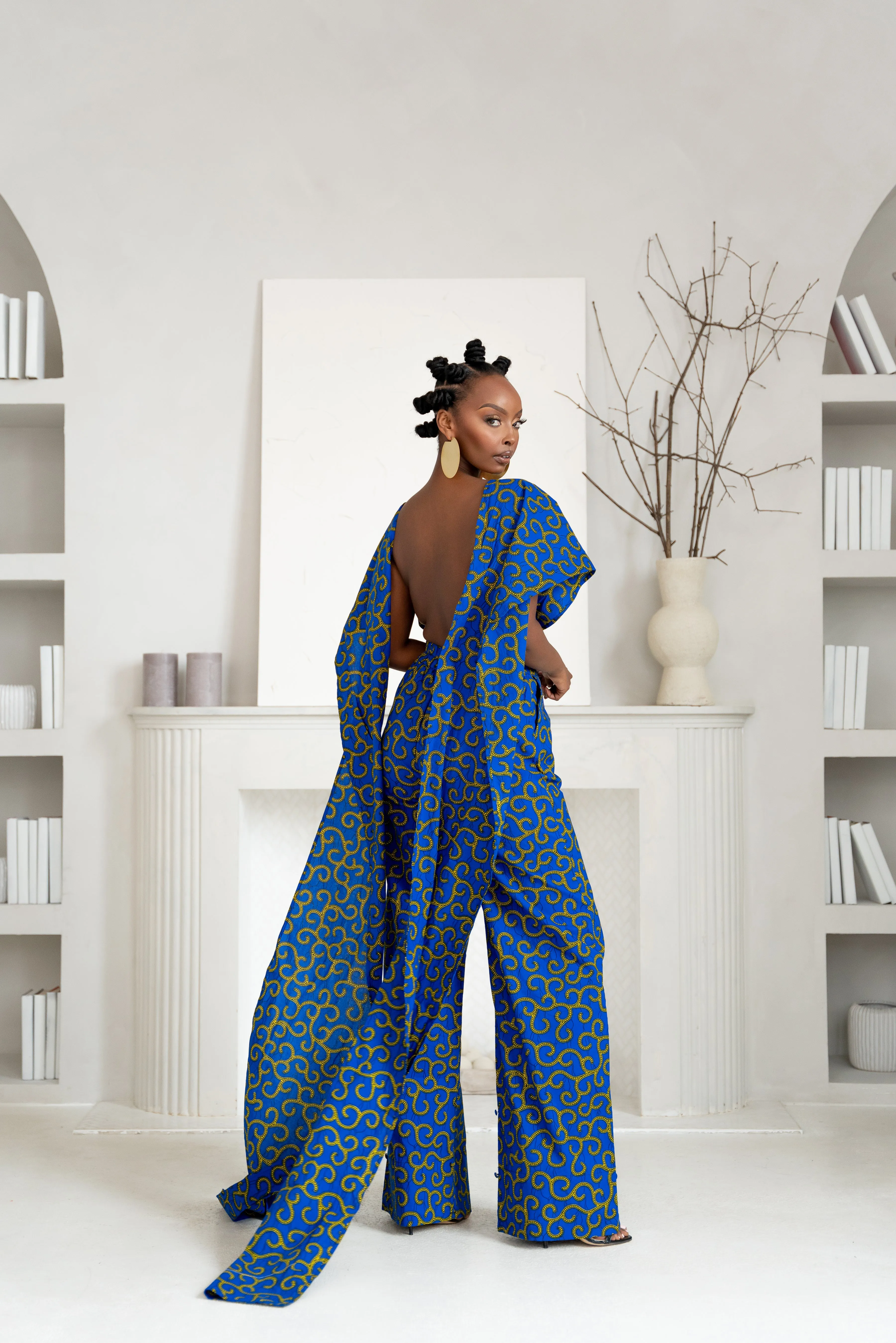 LOLO African print infinity jumpsuit (3 LENGTH)