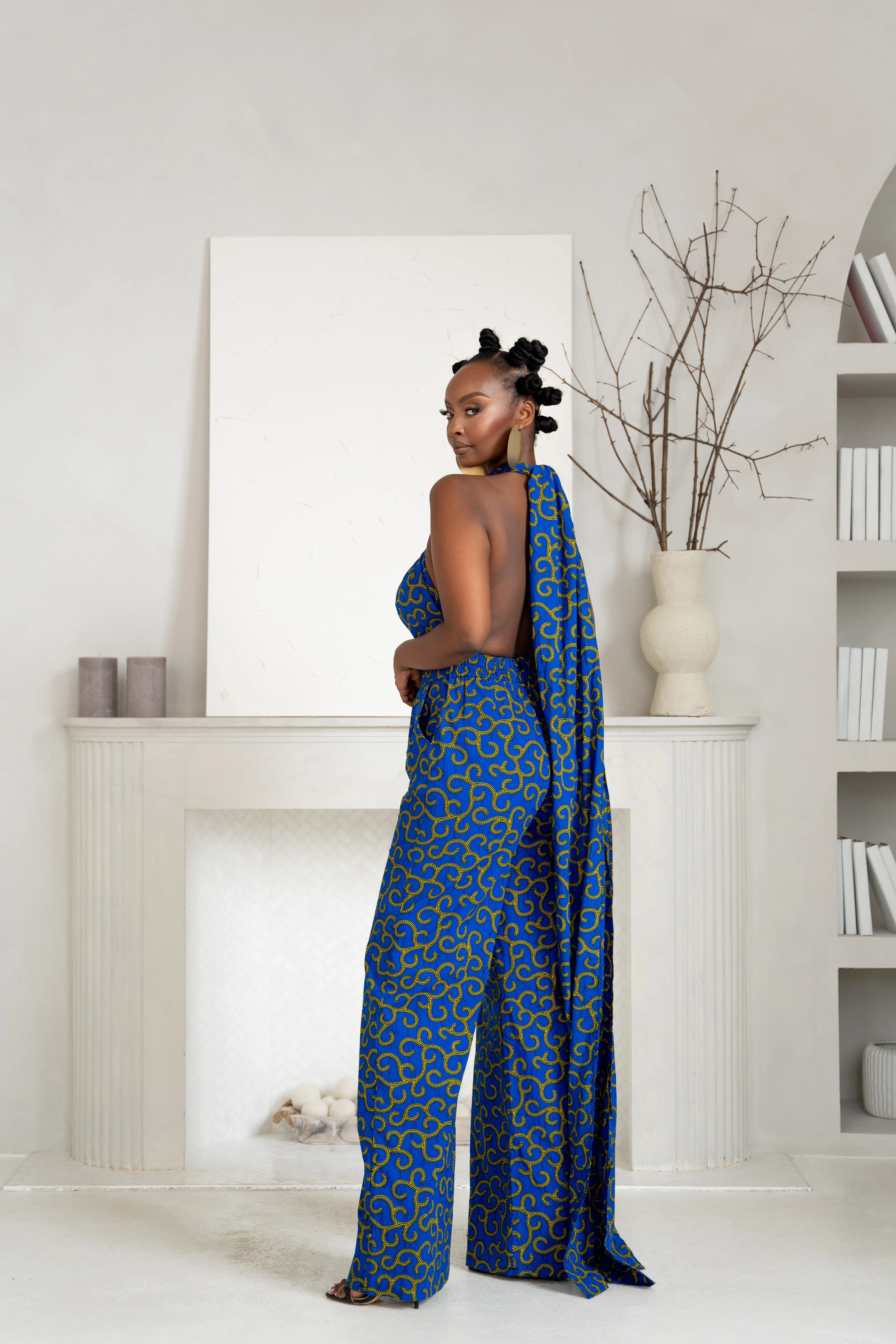 LOLO African print infinity jumpsuit (3 LENGTH)