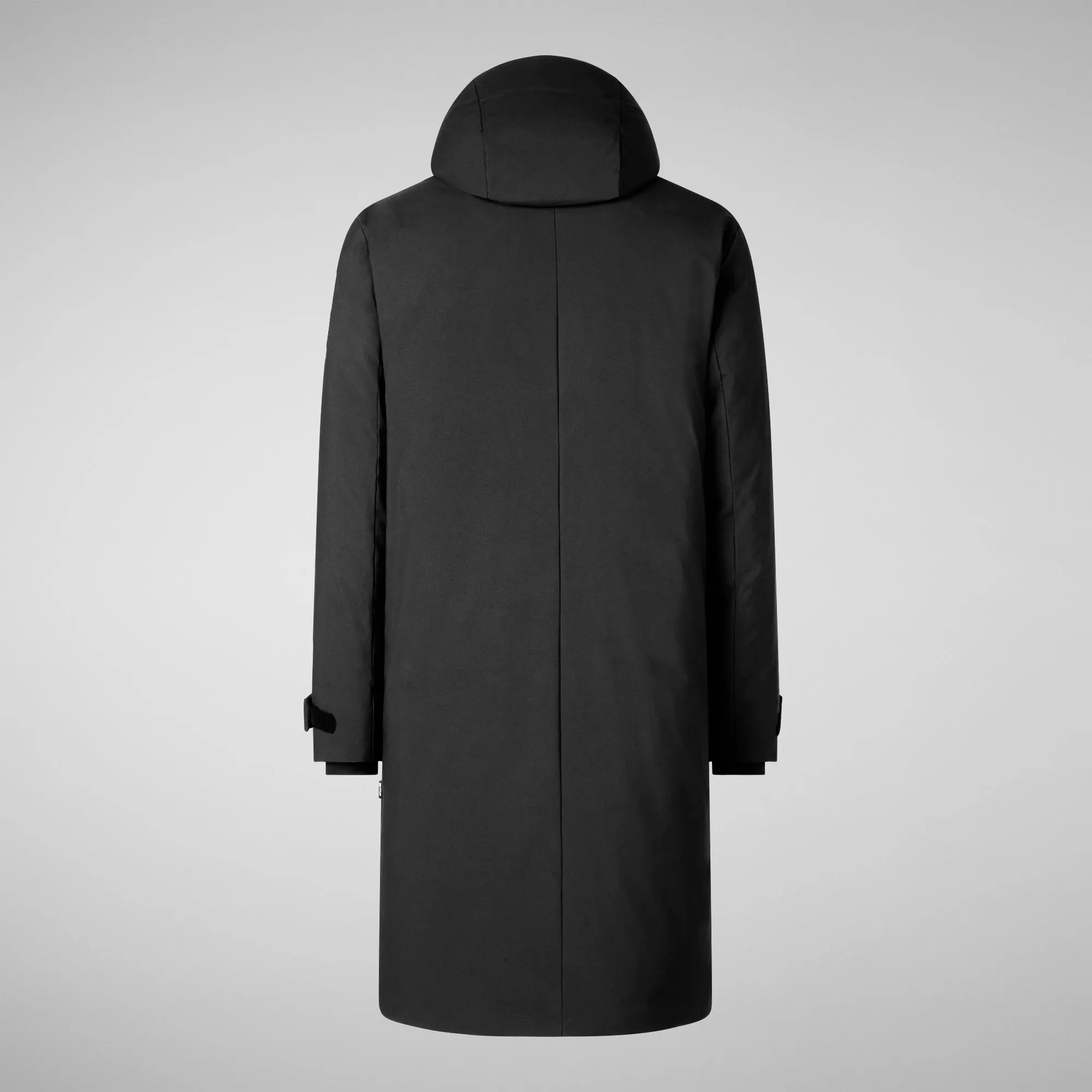 Man's hooded parka Roderick in black