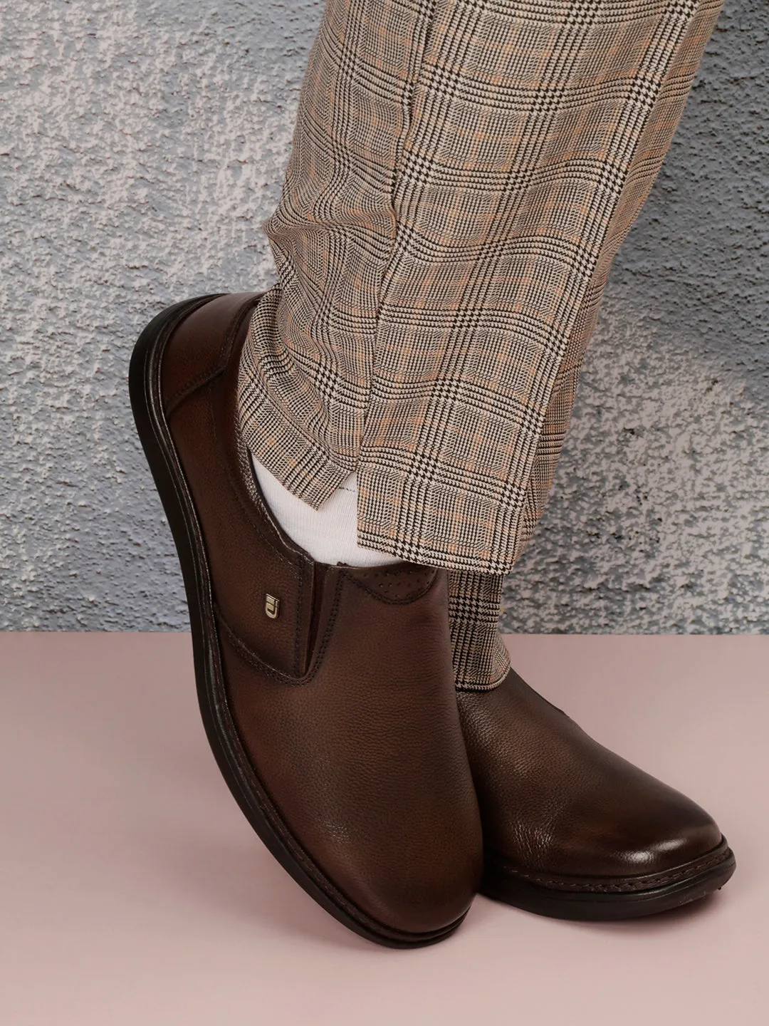 Men Brown Formal (ID2225)