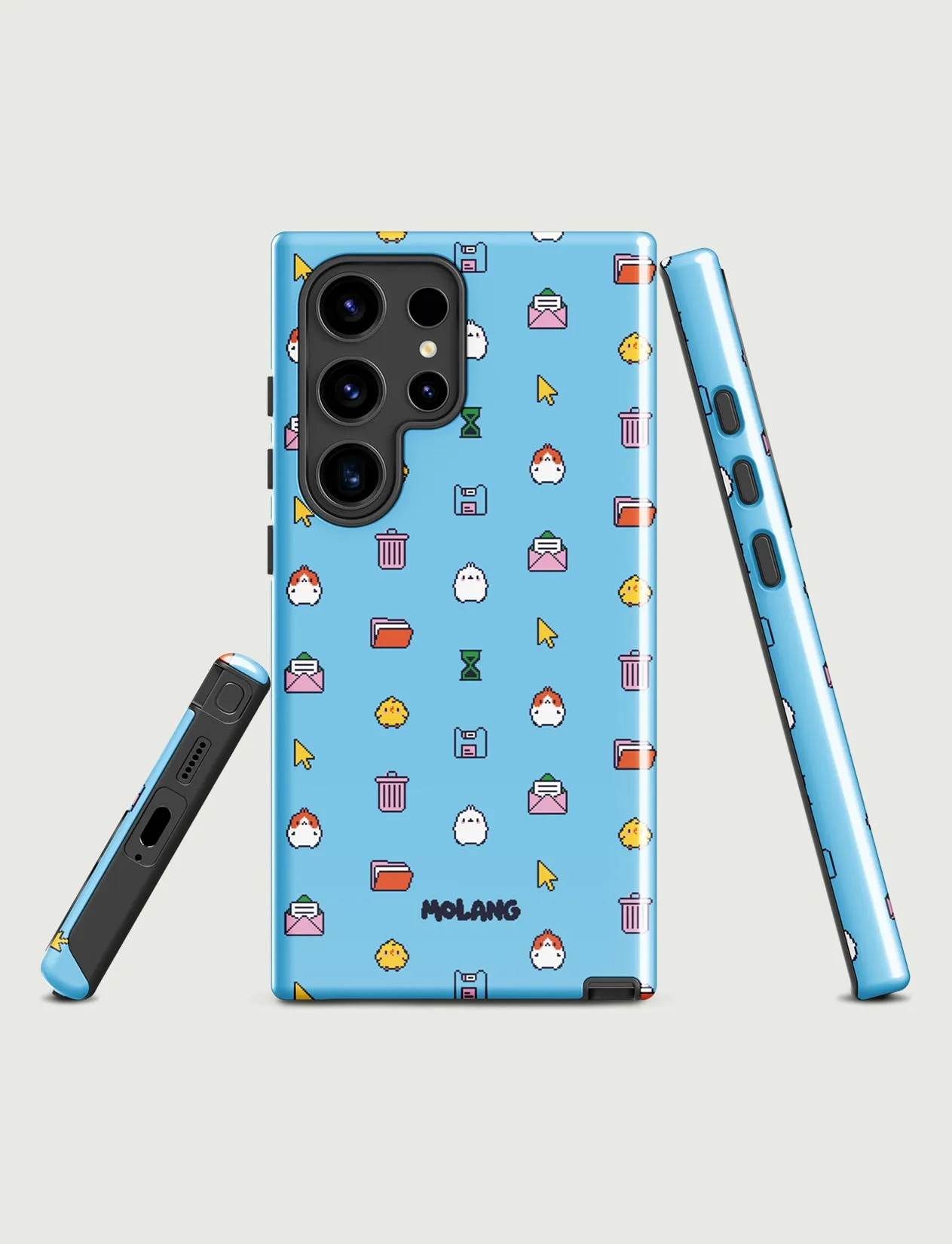 Molang Pixel Art Tough Samsung Case – Icons