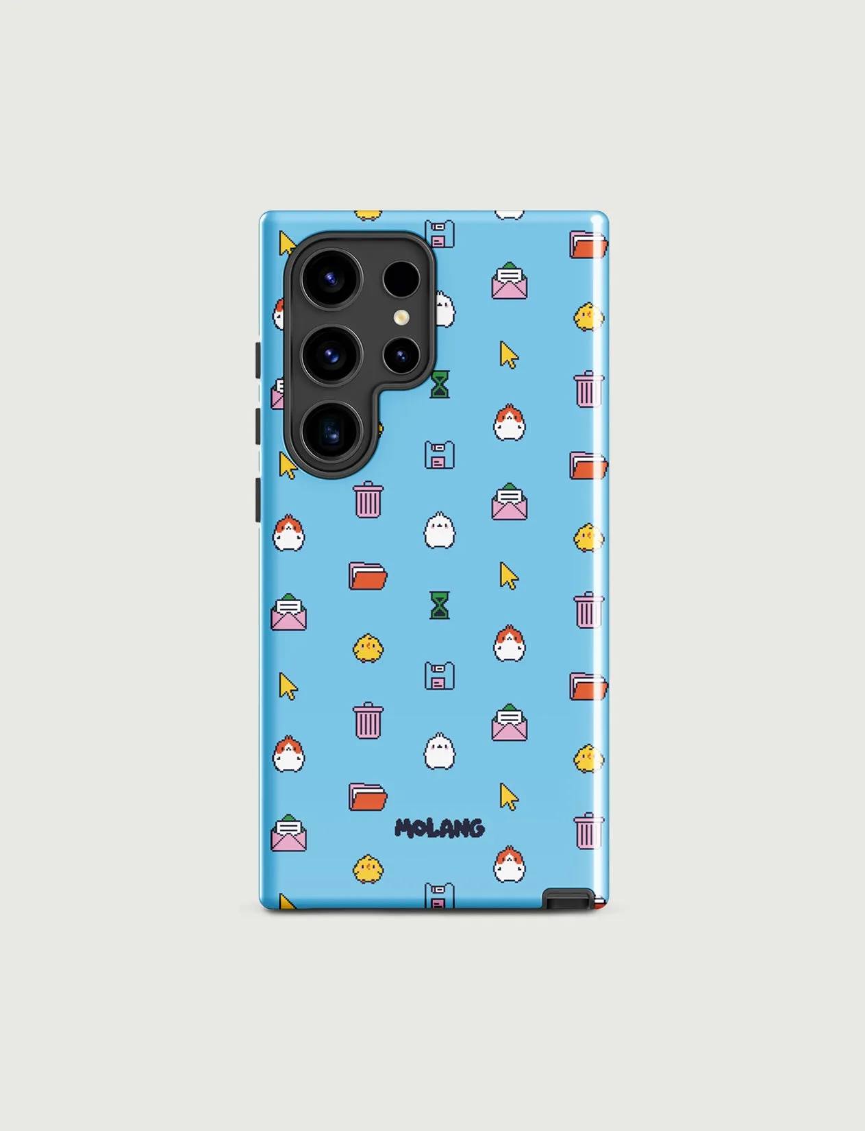 Molang Pixel Art Tough Samsung Case – Icons