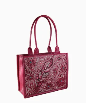 Montana West Embroidered Floral Concealed Carry Tote