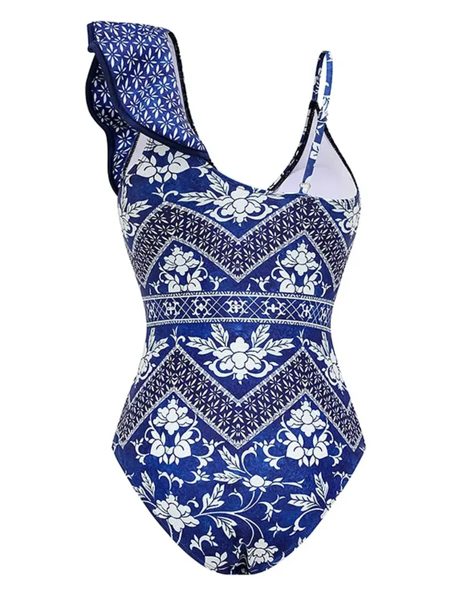 One-piece swimsuit bikini set LD24006B3