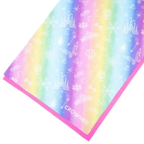 Rainbow Princess Yoga Towel