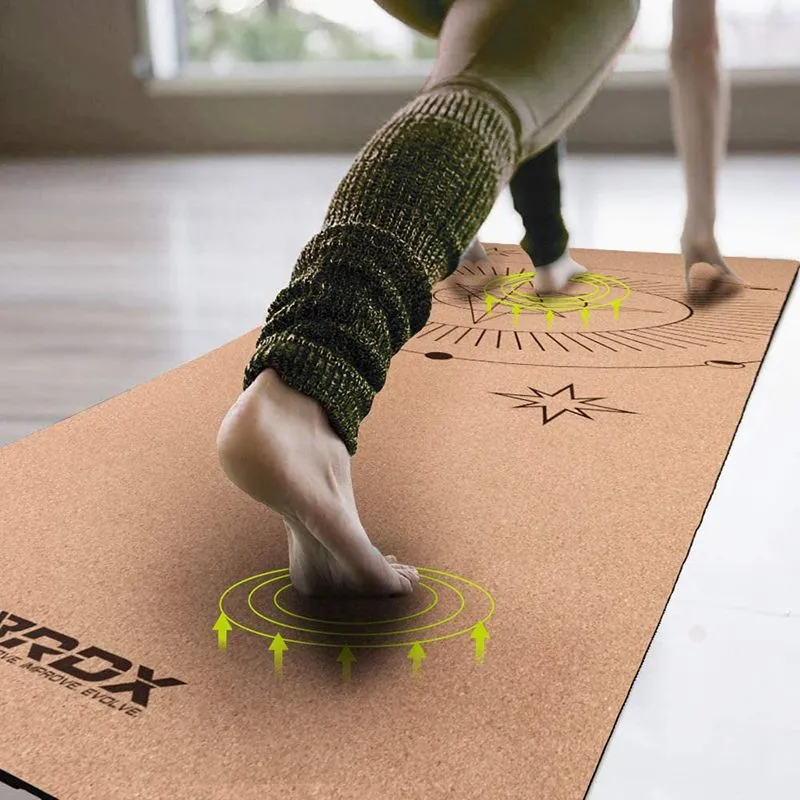 RDX D6 6mm Cork Yoga Mat