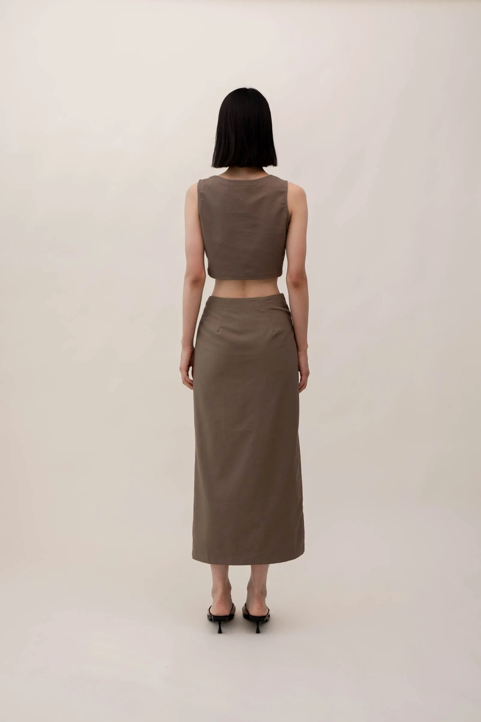 SADIE Skirt - Dark Olive