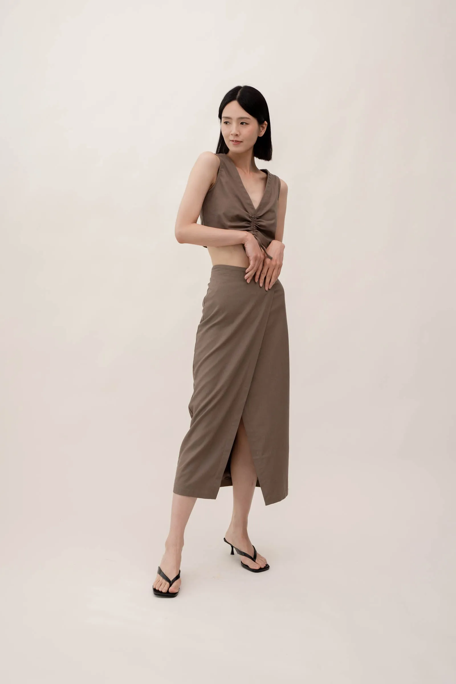 SADIE Skirt - Dark Olive