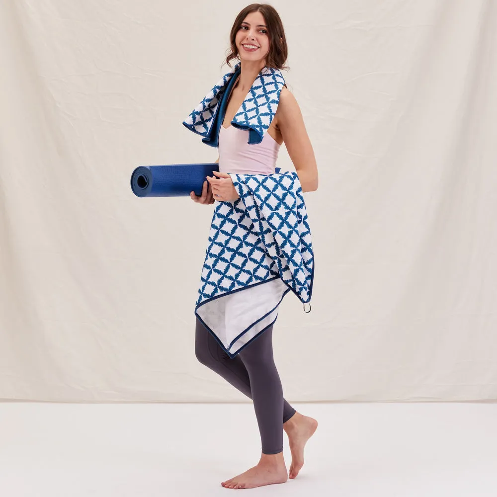 Scout Navy Yoga Towel