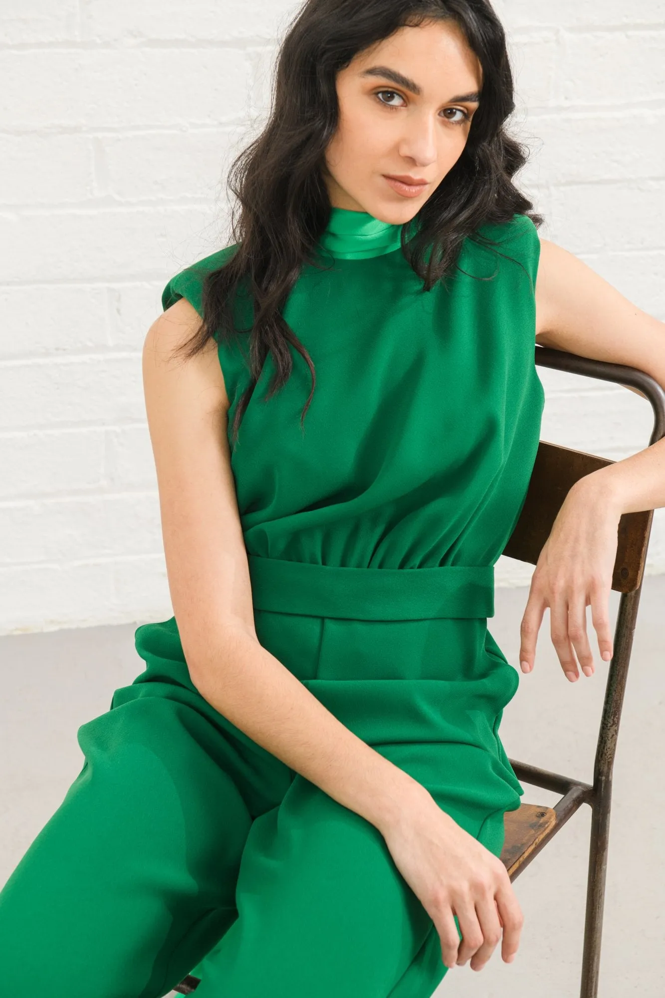 Sisters Rachael Green Tie Back Jumpsuit