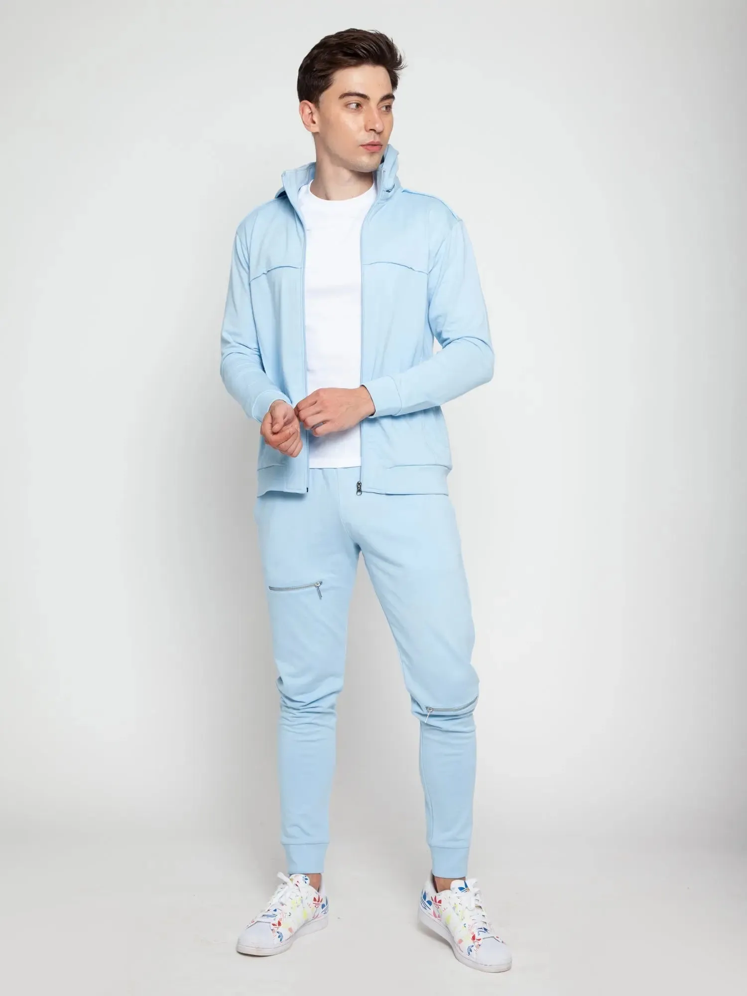 Sky Blue Zip Co-ord Set