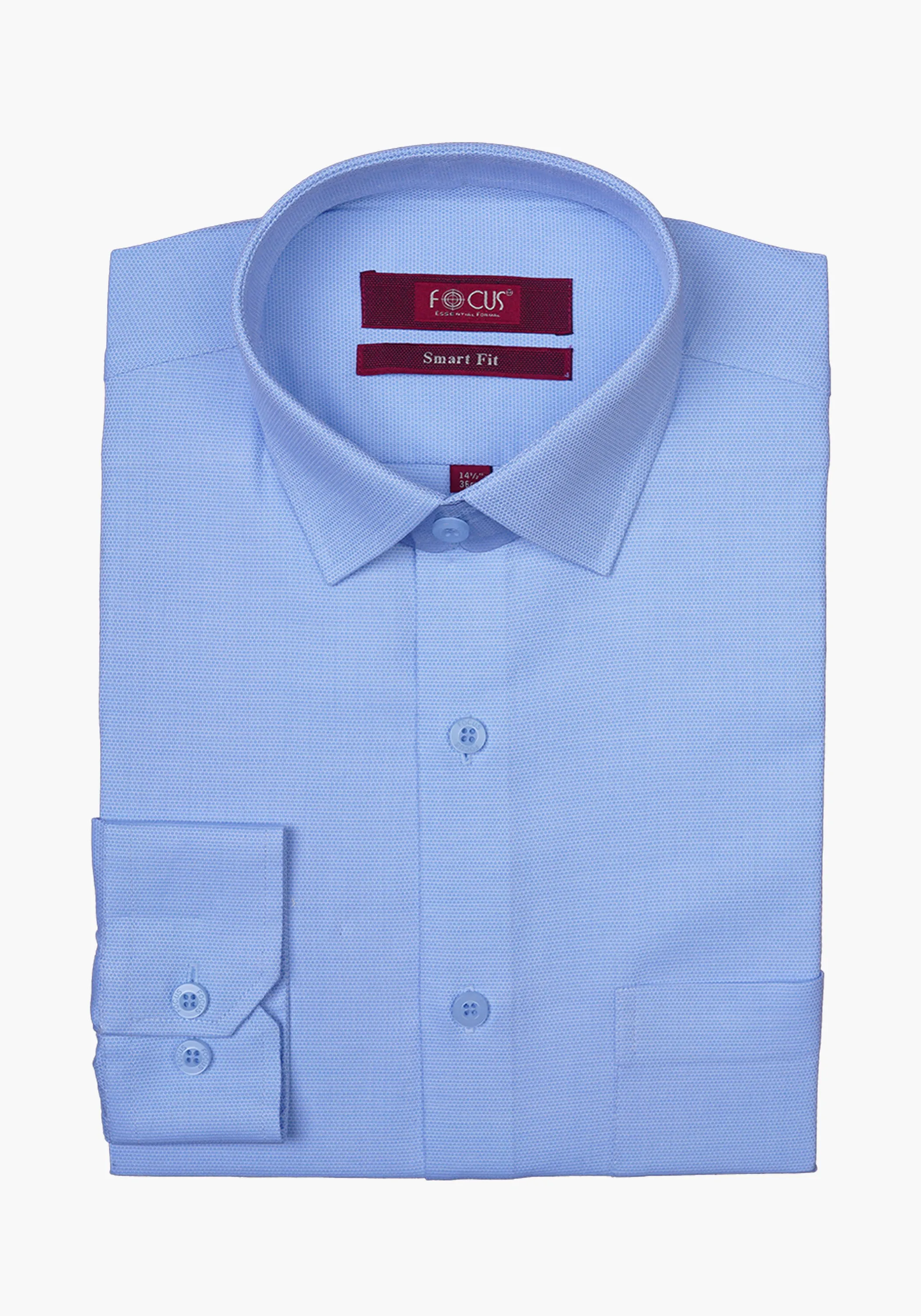 Sky Self Print Dress Shirt