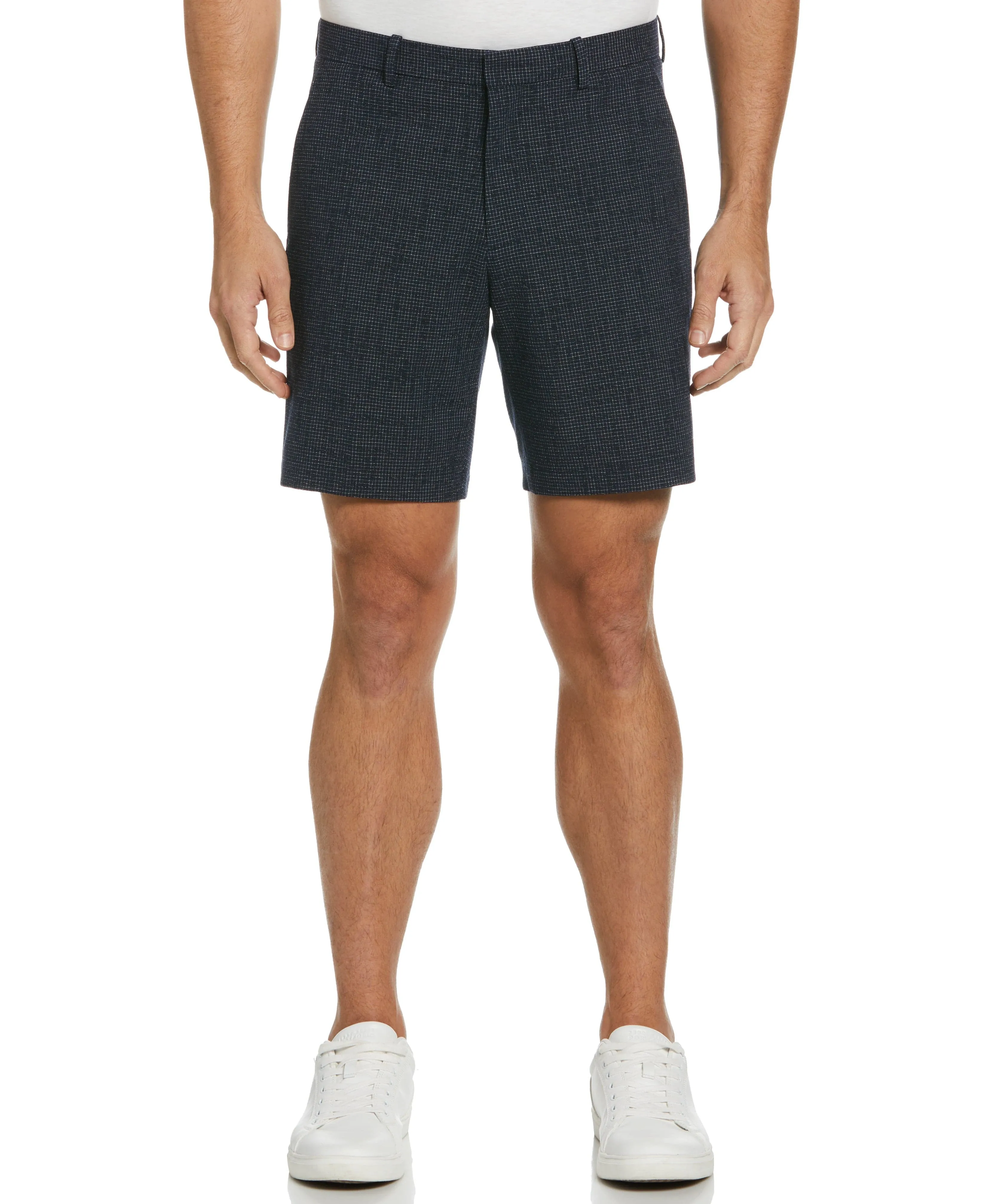 Slim Fit Stretch Woven Suit Short