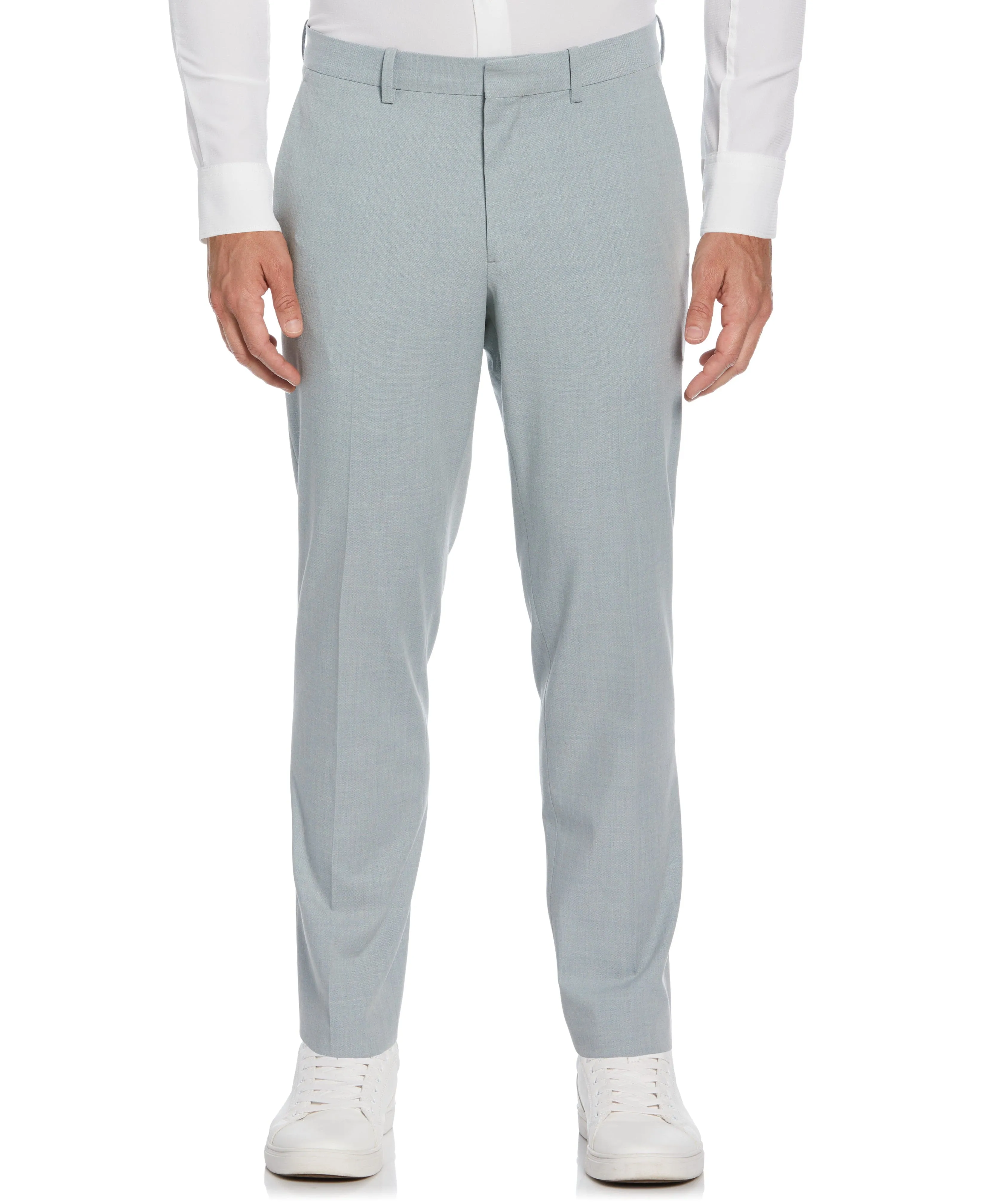 Tua X Perry Ellis Collaboration Slim Fit Two-Tone Tech Stretch Suit Pant