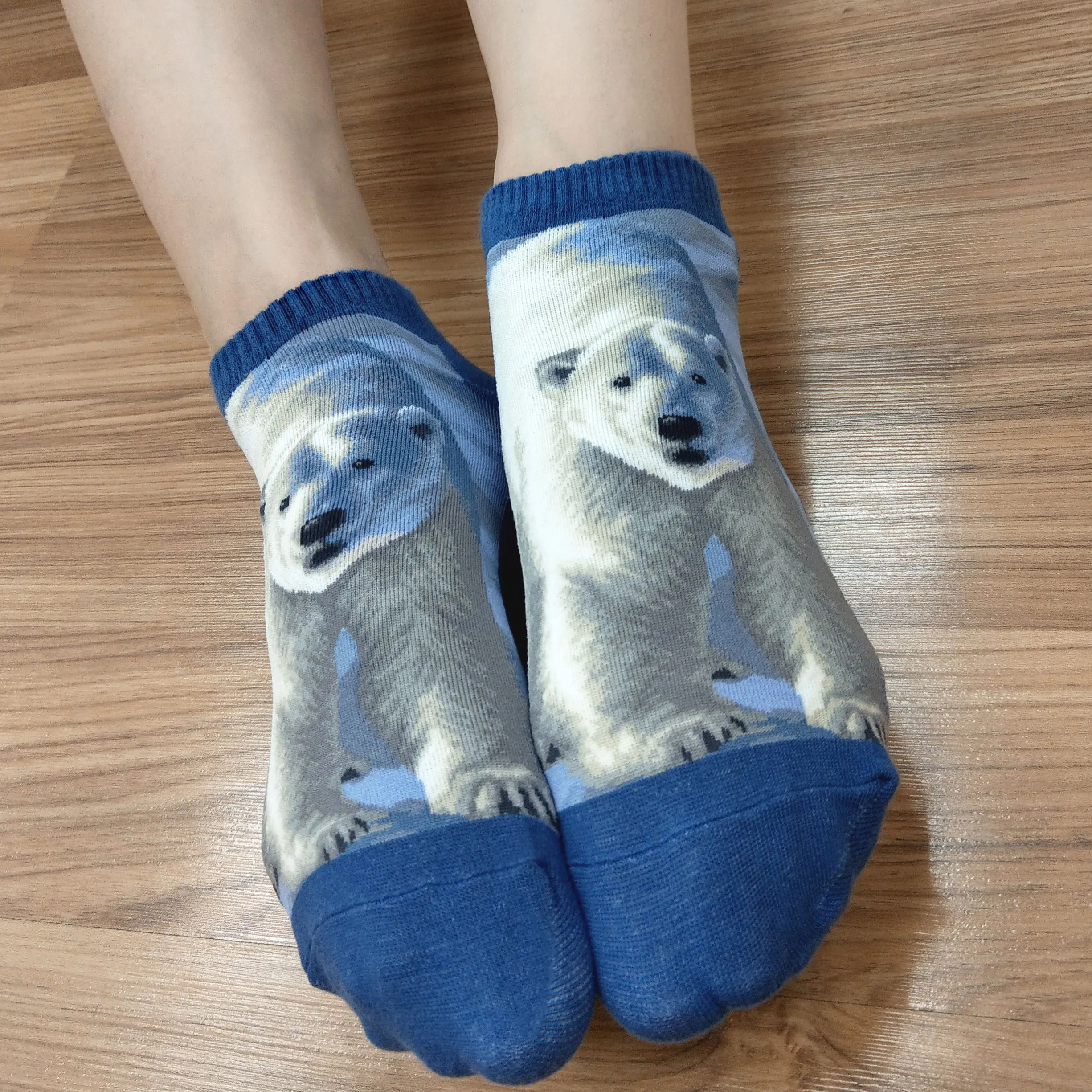 Wild Life Ankles - Polar Bear