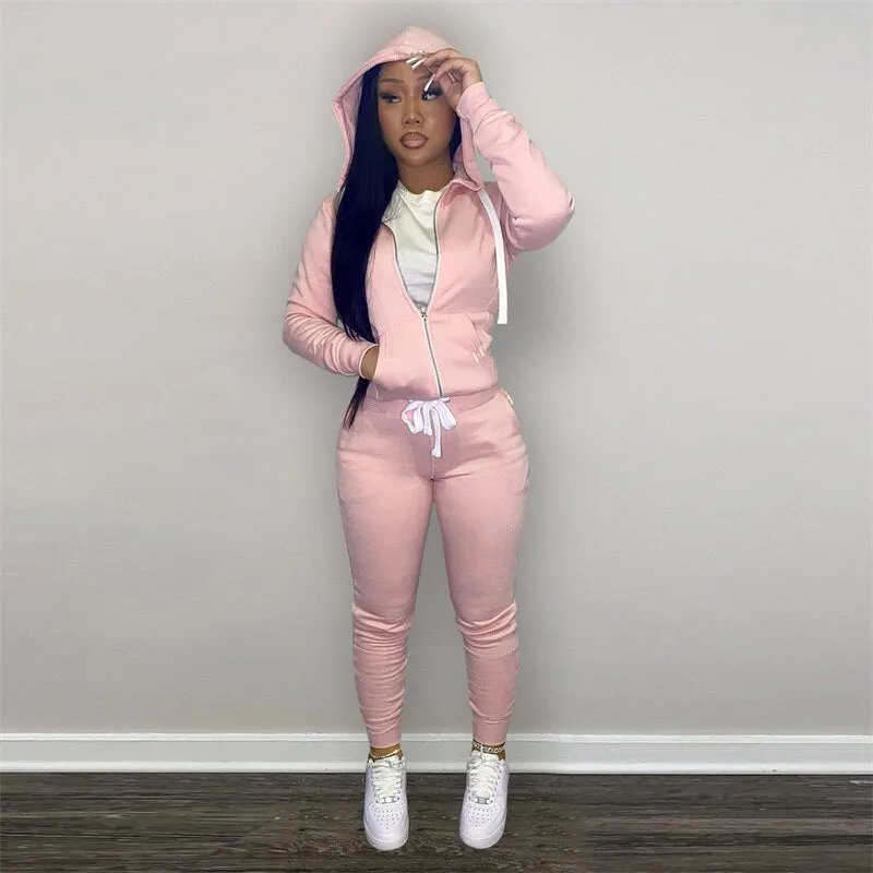 Womens Two Piece Tracksuit