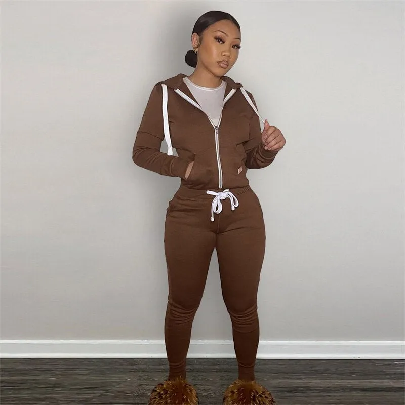 Womens Two Piece Tracksuit