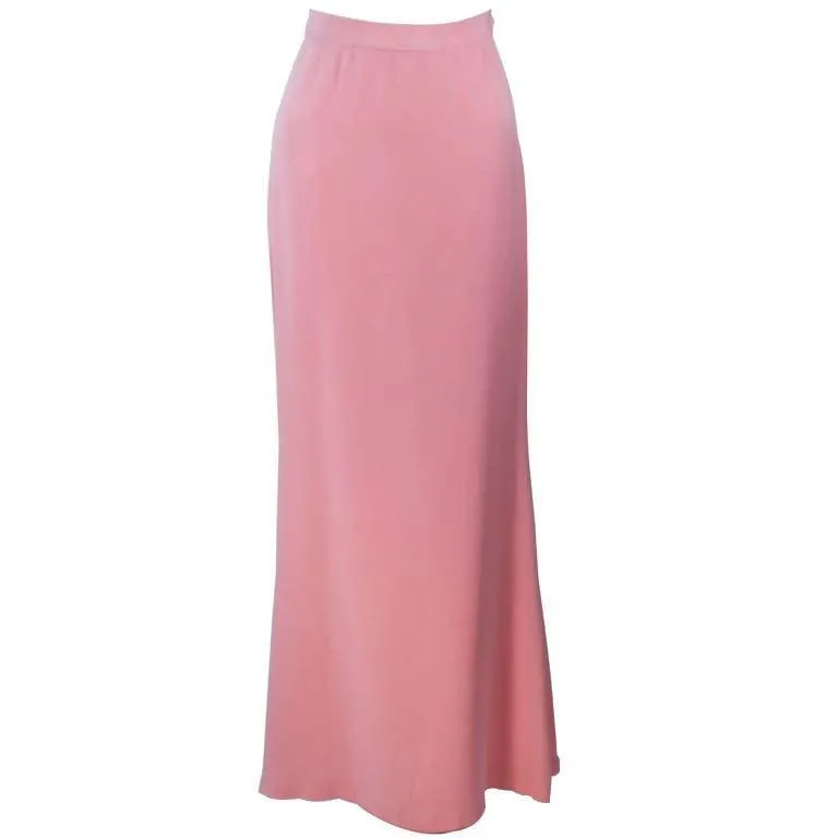 Yves Saint Laurent Pink Maxi Skirt | FR 38